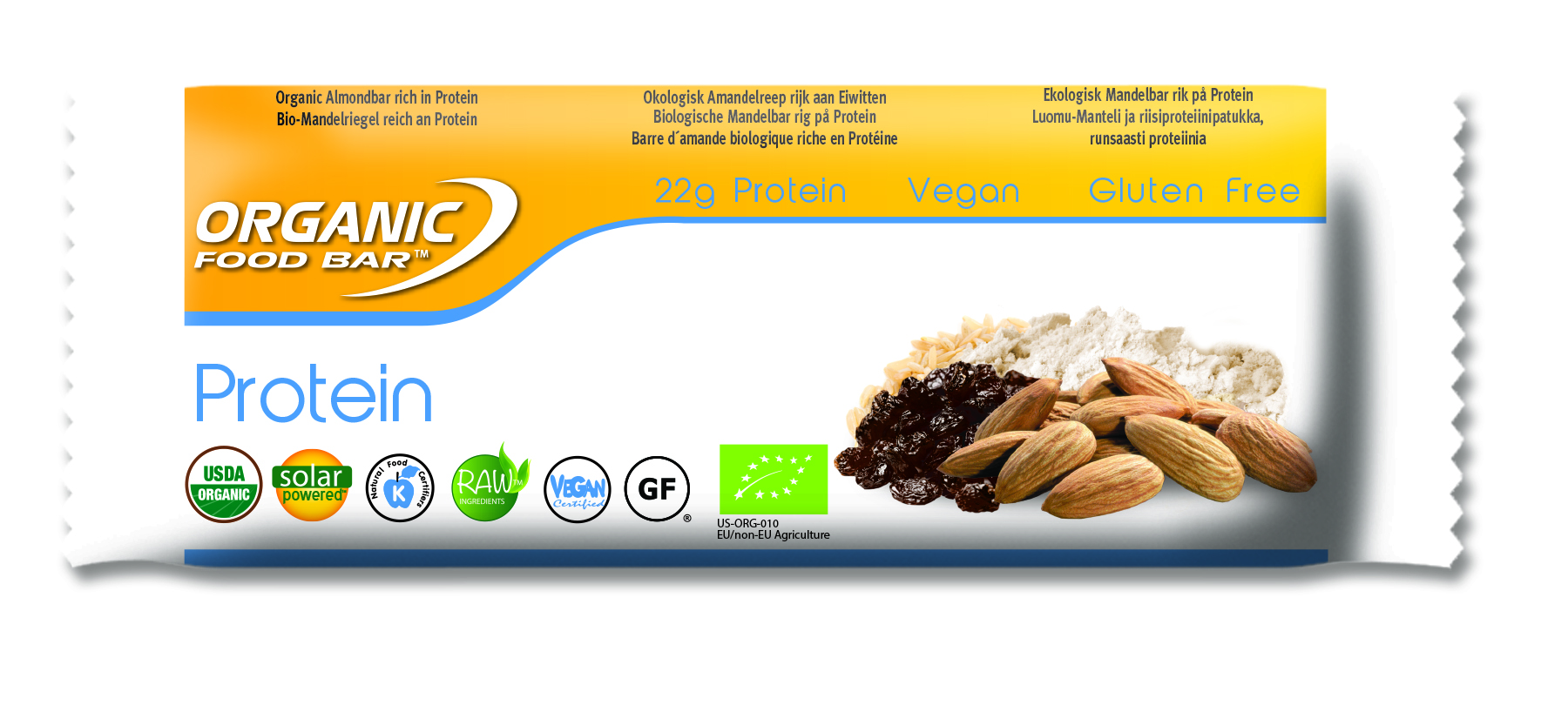 Organic Food Bar Protein - 1x75 gram